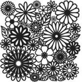 TCW šablona 30,5 x 30,5 cm - Flower Frenzy