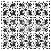 TCW šablona 30,5 x 30,5 cm - Flower Tiles