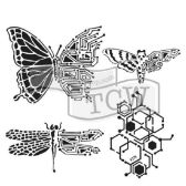 TCW šablona 15,24 x 15,24 cm - Nature´s Circuitry