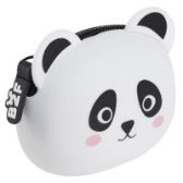 Peněženka se zipem Puppies to go - Panda, bílá