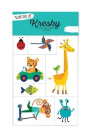 Kresky dočasné tetování - Dětičky - Tetovací nálepky Kresky dočasné tetování - Dětičky