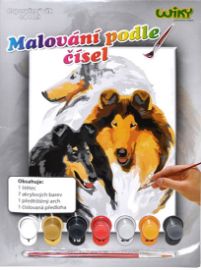 Malování podle čísel - Kolie - Vybarvování podle čísel pro děti Malování podle čísel - Kolie