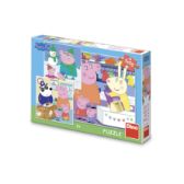 PEPPA PIG: VESELÉ ODPOLEDNE 3x55 Puzzle NOVÉ