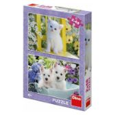 KOŤÁTKO A WESTÍCI 2x48 Puzzle NOVÉ