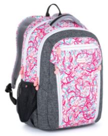 Bagmaster Batoh BOSTON 21 A BLUE/PINK/WHITE