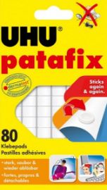 Samolepicí montážní guma UHU Tac Patafix Tajný život mazlíčků 2 bílá, 80 ks