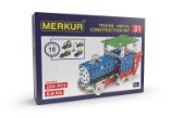 Merkur 031 Železniční modely, 220 dílů, 10 modelů - Stavebnice Merkur Merkur 031 Železniční modely, 211 dílů, 10 modelů