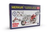 Merkur 011 Motocykl, 230 dílů, 10 modelů - Stavebnice Merkur Merkur 011 Motocykl, 222 dílů, 10 modelů