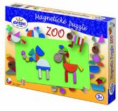 Magnetické puzzle ZOO v krabici - Dětské puzzle Magnetické puzzle ZOO