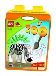 Náučné vymaľovánky so samolepkami V ZOO