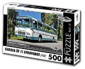 Retro auta Puzzle BUS 13 KAROSA ŠD 11 Evropabus (1968) / 500 dílků