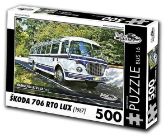 Retro auta Puzzle BUS 16 ŠKODA 706 RTO LUX (1968) / 500 dílků