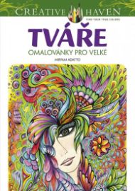 Tváře - Omalovánky pro velké