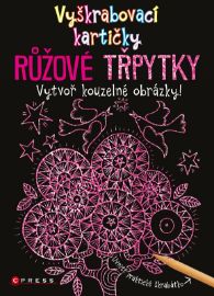 Vyškrabovací kartičky RŮŽOVÉ TŘPYTKY