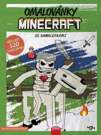 Omalovánky Minecraft se samolepkami