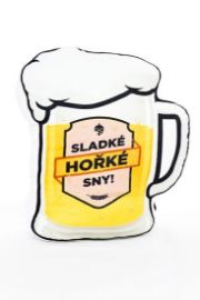 Polštář plyšový Pivo - Polštáře