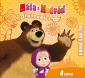 Máša a medvěd - Vítejte u nás v lese - Kniha šablon