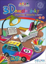 Omalovánka A4 Set Auto 