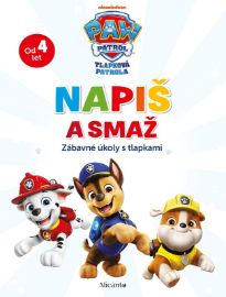 Tlapková patrola - Napiš a smaž - kolektiv autorů - Kouzelné čtení a ALBI tužka Tlapková patrola - Napiš a smaž