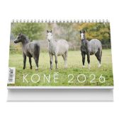 Koně 2026 - stolní kalendář