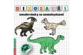 Dinosauři omalovánky se samolepkami