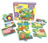 Zvukové puzzle Farma - 9 dílků / 9 dielikov - Slovenské knihy pro děti Zvukové puzzle Farma - 9 dílků / 9 dielikov