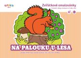 Na palouku u lesa – zvířátkové omalovánky A5 - Kristýna Bízová - Omalovánky zvířata Na palouku u lesa