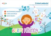 Prstové malování - Barvy přírody - Omalovánky pro děti Prstové malování
