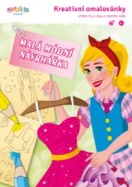 Kreativní omalovánky - Malá modní návrhářka