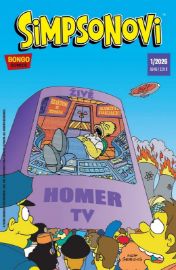 Simpsonovi 1/2026 - kolektiv autorů - Dětský komiks Simpsonovi Simpsonovi 1/2026