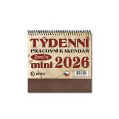 Pracovní kalendář 2026 MINI Retro - Pracovní kalendáře Pracovní kalendář 2026 MINI Retro