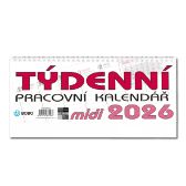 Stolní kalendář 2026 pracovní MIDI - Stolní kalendáře Stolní kalendář 2026 pracovní MIDI