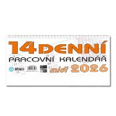 Stolní kalendář 2026 pracovní MIDI 14denní - Stolní kalendáře Stolní kalendář 2026 pracovní MIDI 14denní