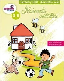 Zábavné učení Stíratelný sešit - Nakresli cestičku 3-5 let