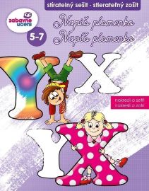 Zábavné učení Stíratelný sešit - Napiš písmenko 5-7 let