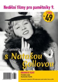 Nedělní filmy pro pamětníky 9. - Nataša Gollová - 2 DVD pošetka - Pro pamětníky Nedělní filmy pro pamětníky 9. - Nataša Gollová - 2 DVD pošetka