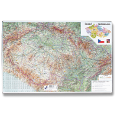 Podložka na stůl mapa České republiky 60 x 40 cm