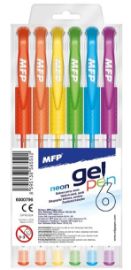 Gelové pero set NEON 6ks GN1038-6