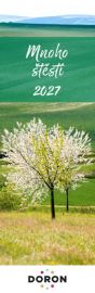 Kalendář záložkový 2027 - Mnoho štěstí