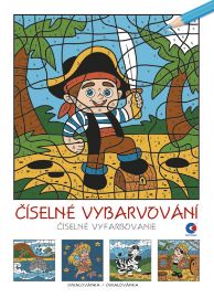 Omalovánka A4 Číselné vybarvování - Vybarvování podle čísel pro děti Omalovánka A4 Číselné vybarvování