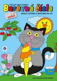 Číselná omalovánka A4 Barevná čísla - Vybarvování podle čísel pro děti Číselná omalovánka A4 Barevná čísla