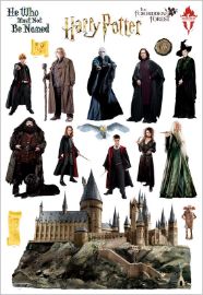 Samolepicí dekorace Harry Potter Bradavický hrad