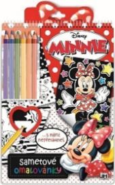 Minnie - Sametové omalovánky - Omalovánky Minnie Minnie - Sametové omalovánky