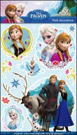 Ledové království - 3D samolepky na zeď - Walt Disney - 3D samolepky Ledové království - 3D samolepky na zeď