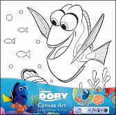 Maľovanie na plátno Hľadá sa Dory