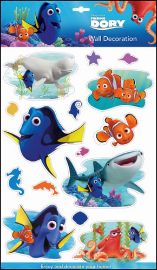 Hledá se Dory - 3D samolepky na zeď - 3D samolepky Hledá se Dory - 3D samolepky na zeď