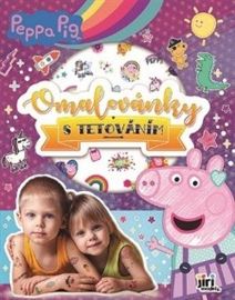 Peppa Pig - Omalovánky s tetováním