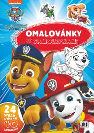 Tlapková patrola - Omalovánky A4+ - kolektiv autorů - Omalovánky Tlapková patrola Tlapková patrola - Omalovánky A4+