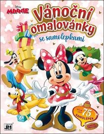 Minnie - Vánoční omalovánky se samolepkami - Omalovánky Minnie Minnie - Vánoční omalovánky se samolepkami