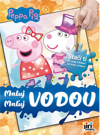 Prasátko Peppa - Maluj vodou - Omalovánky Peppa Pig Prasátko Peppa - Maluj vodou